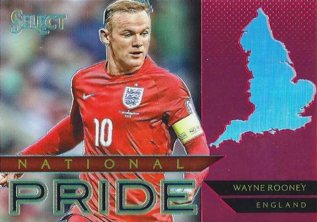 2015 Panini Select Soccer 'National Pride' Red Parallel Serial Numbered /199