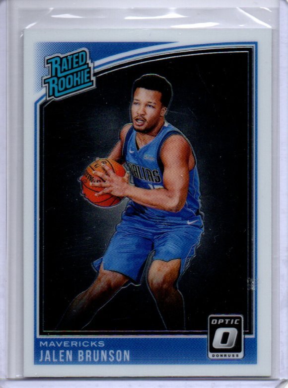 JALEN BRUNSON 2018-19 PANINI DONRUSS OPTIC TRUE ROOKIE RC #179