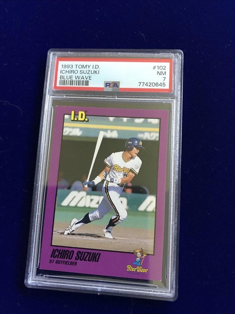 1993 Tomy I.D. Ichiro Suzuki Blue Wave Japan ROOKIE RC RARE PSA 7
