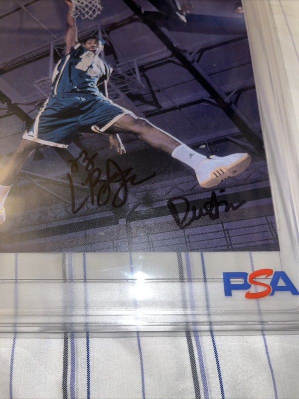 LeBron James Signed 8x8.5 Photo High School EARLY Autograph PSA/DNA RARE Auto view 2