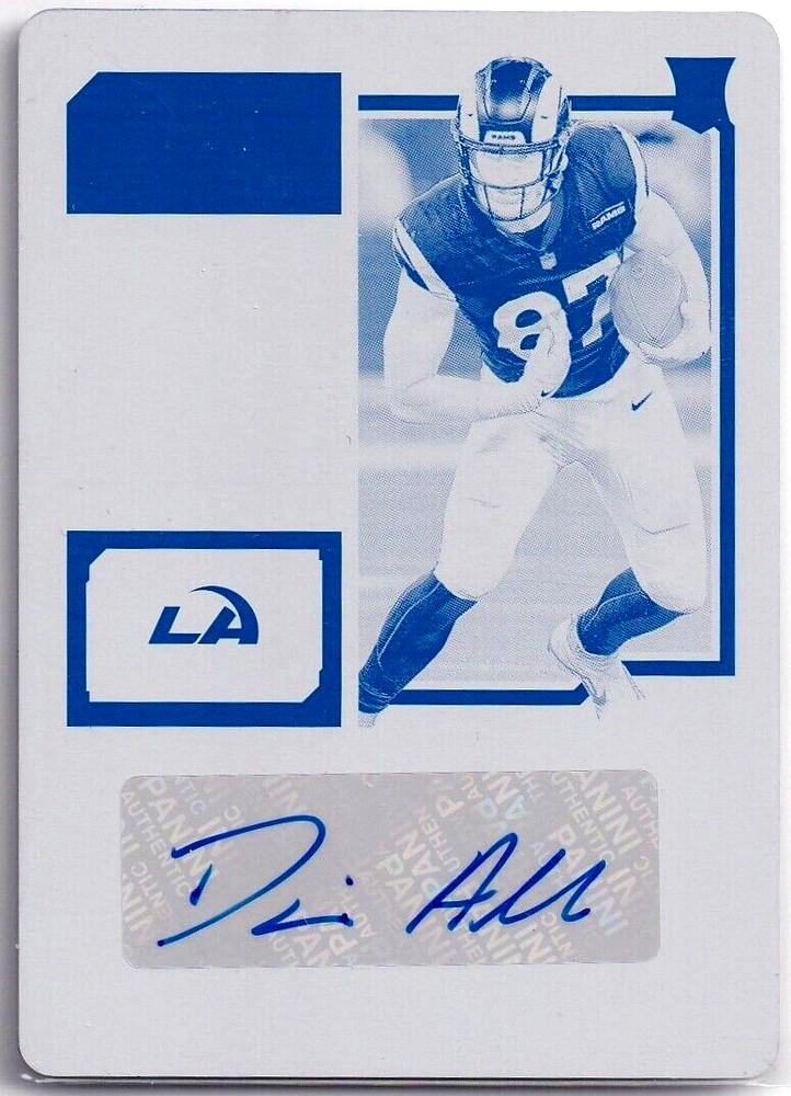 2023 Contenders DAVIS ALLEN RC Auto #1/1!!! Rams Clemson