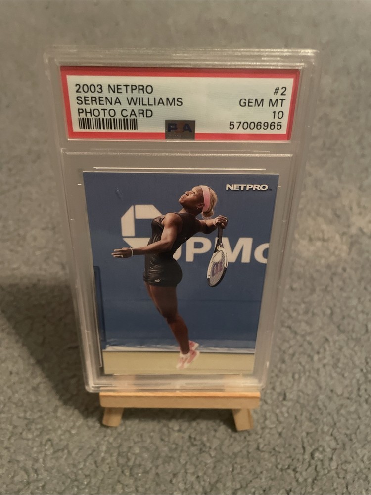 SERENA WILLIAMS 2003 NETPRO #2 | Photo Card | PSA 10 GMT