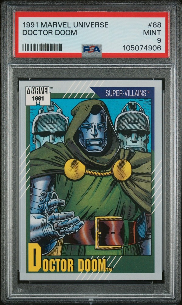 1991 MARVEL UNIVERSE #88 DOCTOR DOOM PSA 9