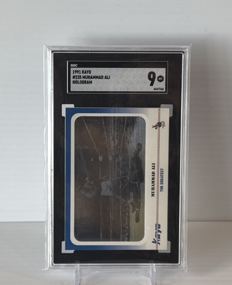 1991 Kayo Boxing #235 Muhammad Ali Hologram GRADED SGC 9 Mint