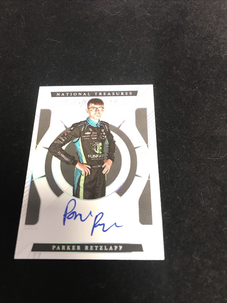 PARKER RETZLAFF 2023 NATIONAL TREASURES RISING STARS HOLO SILVER AUTO #01/25