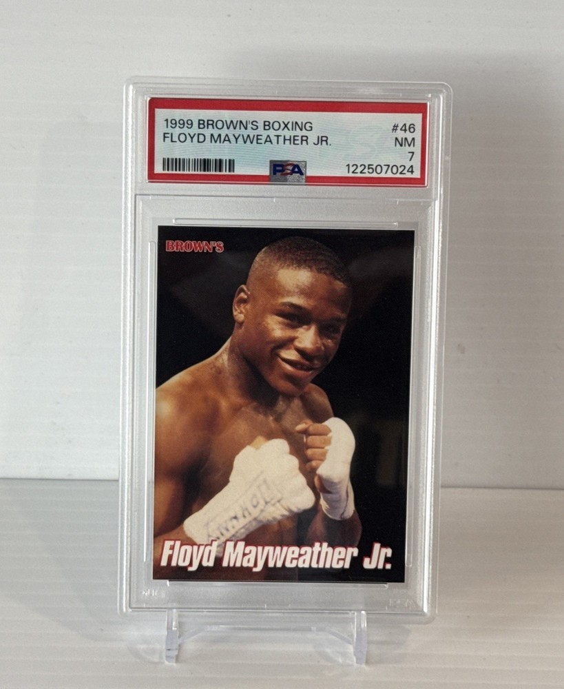 Floyd Mayweather Browns 1999 Boxing 2nd Year Card PSA 7 Nm