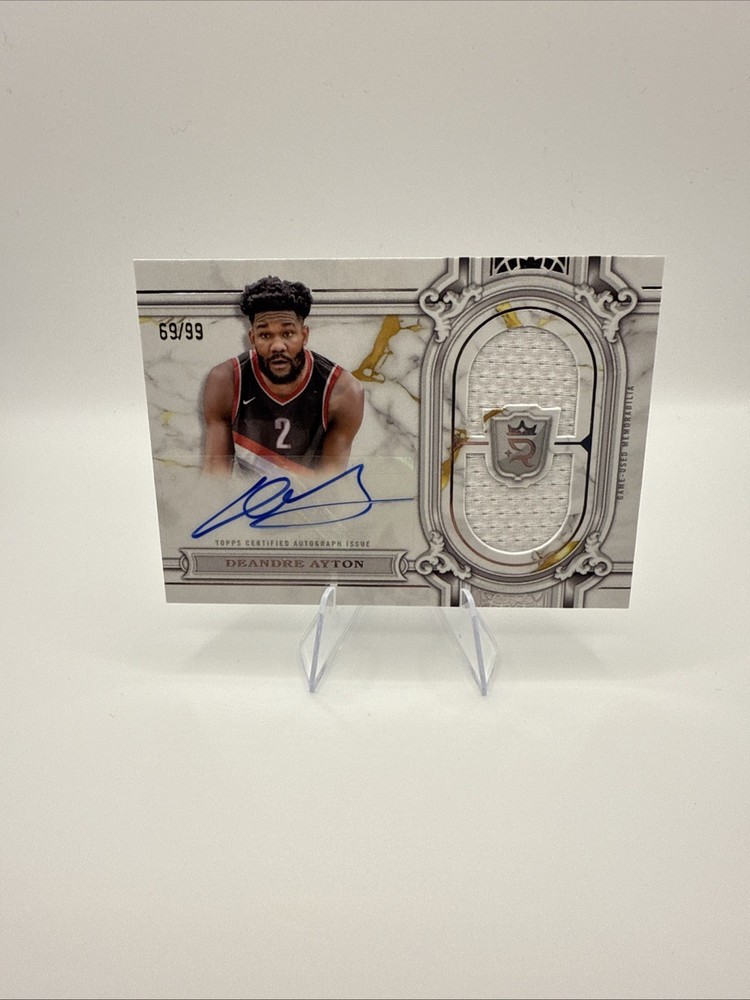 2023/24 Topps Royalty - Deandre Ayton-Portland Trail Blazers/Dual Patch/Auto /99