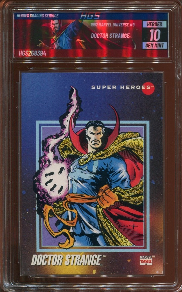 1992 IMPEL MARVEL UNIVERSE DOCTOR STRANGE #9 GEM MINT 10