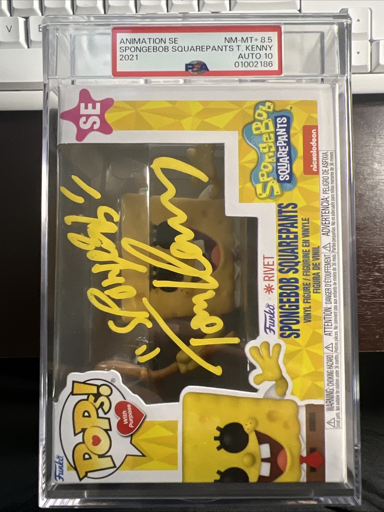 2021 Spongebob Squarepants Animation SE  Signed PSA Graded