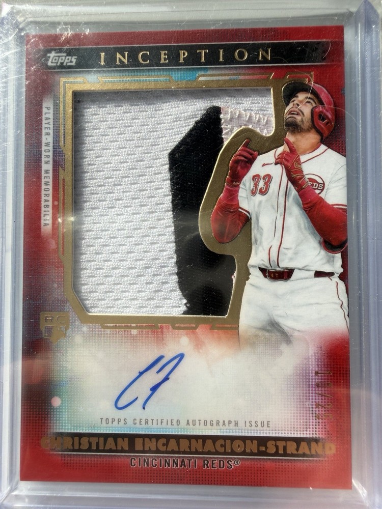 2024 Topps Inception Christian Encarnacion-Strand #AJP-CE- Rookie Patch Auto /25