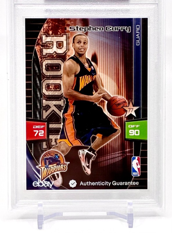 2009-10 Panini Adrenalyn XL Stephen Curry ROOKIE (RC) PSA 9 - SHIPS IMMEDIATELY view 2