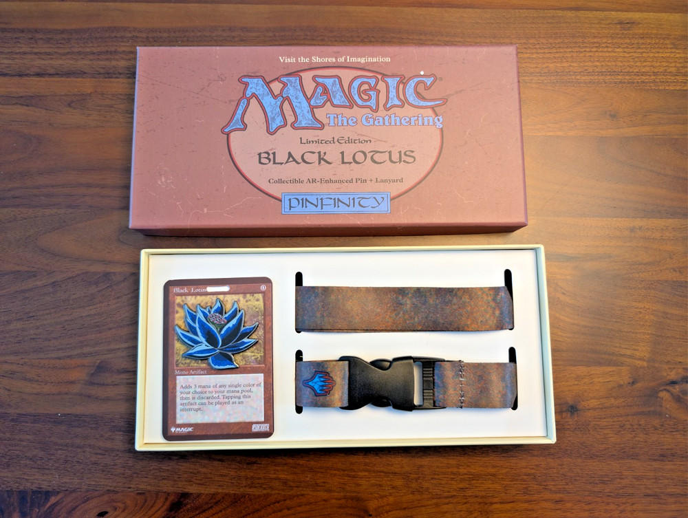 Pinfinity Magic The Gathering Black Lotus Mythic  NUmbered Variant Pin 0475/1993