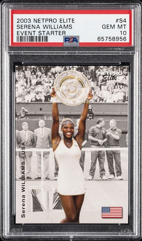 2003 NETPRO ELITE EVENT STARTER #S4 SERENA WILLIAMS PSA 10