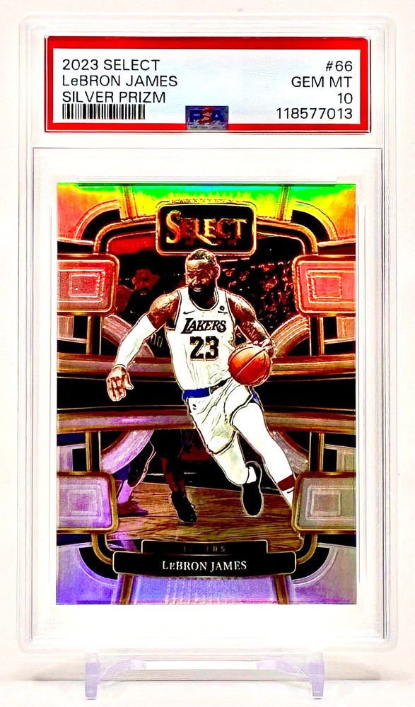 2023 Panini Select LeBRON JAMES Silver Prizm PSA 10 - LOW POP