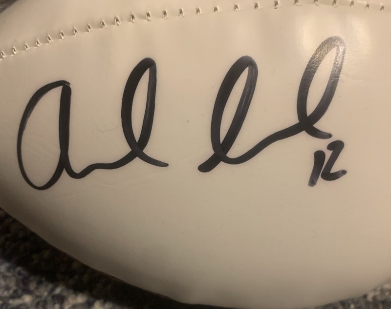 ANDREW LUCK INDIANAPOLIS COLTS AUTOGRAPHED FULL SIZE FOOTBALL PSA/DNA  view 2