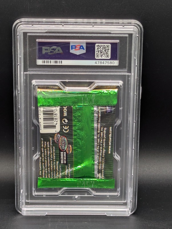 Pop 4 1999 Magic The Gathering Classic Sixth Edition - Foil Pack PSA 9 MINT view 2