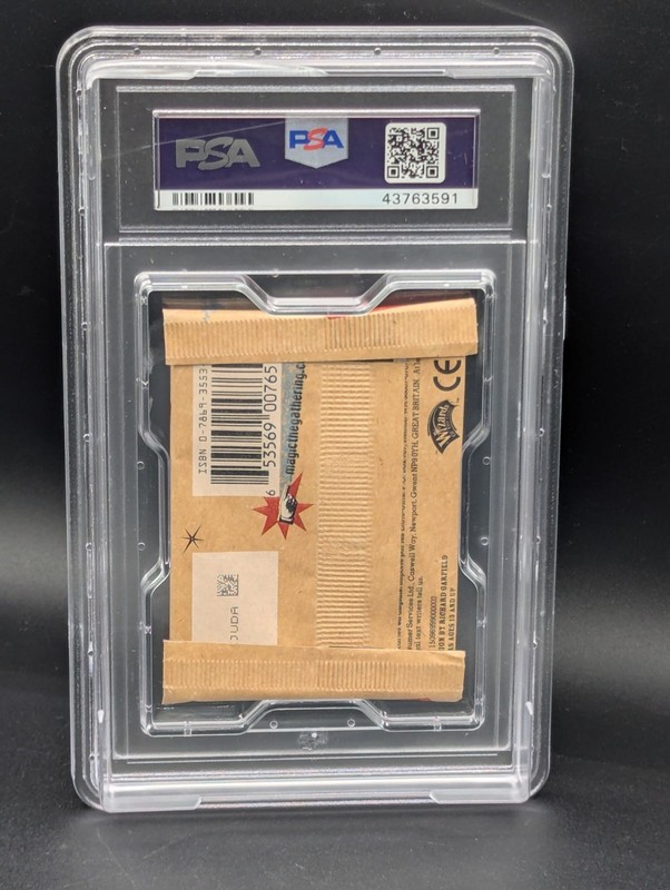 2004 Magic The Gathering Unhinged - Paper  Pack PSA 10 GEM MINT Richard Garfield view 2