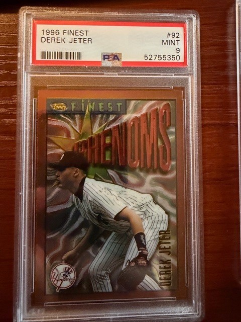 1996 Finest Derek Jeter Yankees #92  PSA 9