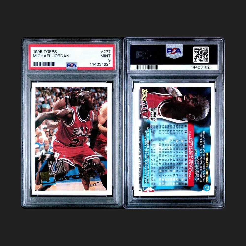 1995-96 Topps #277 Michael Jordan PSA 9 