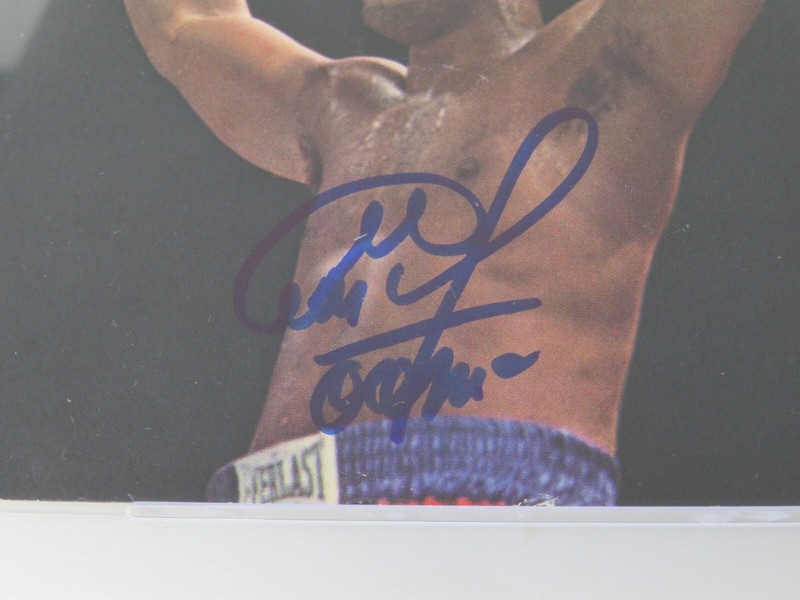 George Foreman BOXING Signed Autograph 1977 Sportscaster Rookie Card PSA 10 Auto view 2