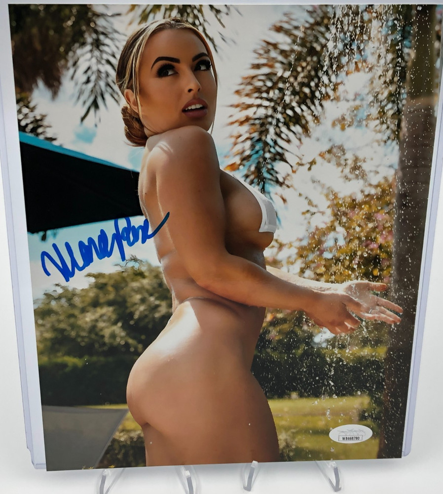MANDY ROSE PSA AUTO Signed 8x10" PHOTO COA Card NXT Champion Sexy WWE WRESTLING