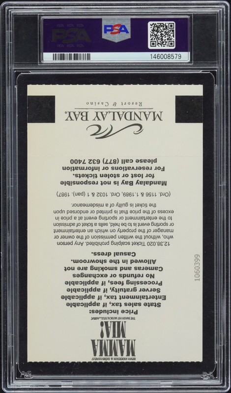 Manny Pacquiao SIGNED Ticket De La Hoya 12/6/08 PACMAN Boxing PSA 10 AUTOGRAPHED view 2