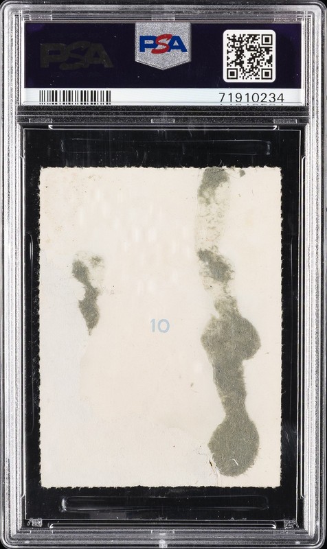1958 PERFORATED-BLUE #10 PELE ROOKIE RC PSA 1 view 2