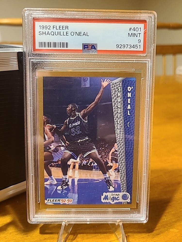 1992-93 Fleer - Shaquille O'Neal #401 (RC) PSA 9 MINT