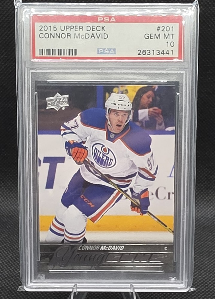 2015 Upper Deck Connor McDavid Young Guns RC PSA 10 #201 🔥