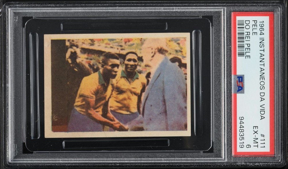 1964 Instantaneos Da Vida * PELE * Do Rei Pele #111 * PSA 6 * HIGHEST GRADED