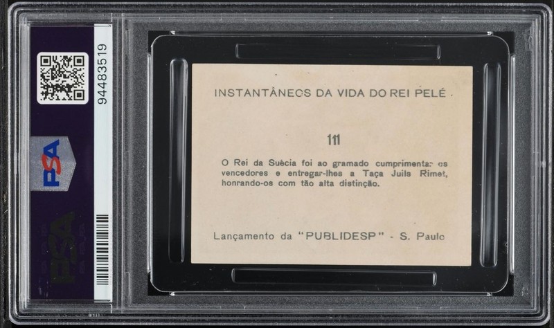 1964 Instantaneos Da Vida * PELE * Do Rei Pele #111 * PSA 6 * HIGHEST GRADED view 2