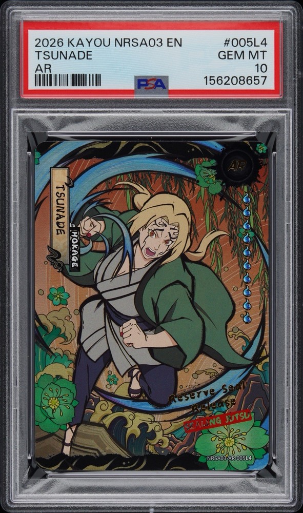 PSA 10 KAYOU Naruto English Series 3  Chapter Jin NRSA Tsunade 240/777