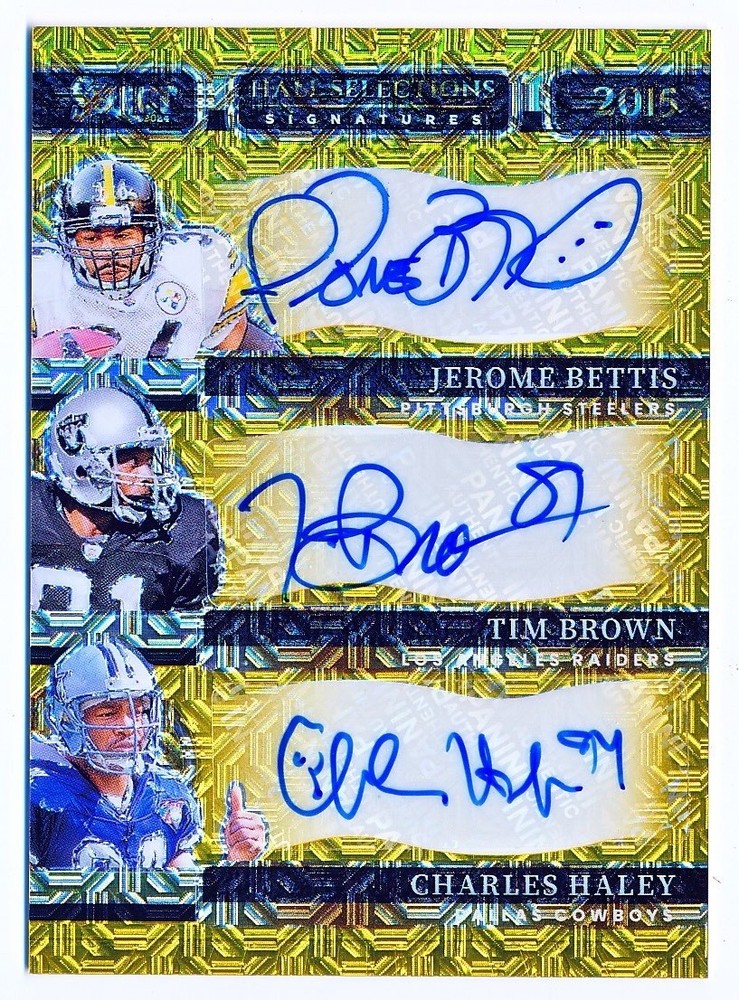 2024 Select Bettis Brown Haley Hall Selections Prizm Gold Auto #HSCL2015 (05/10)