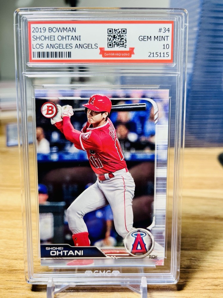 2019 Bowman Shohei Ohtani #34 GMG Graded 10 Gem Mint 💎 Angels