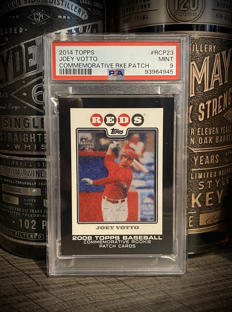 Joey Votto PSA 9 MINT 2008 Topps Commemorative Rookie Patch 2014 