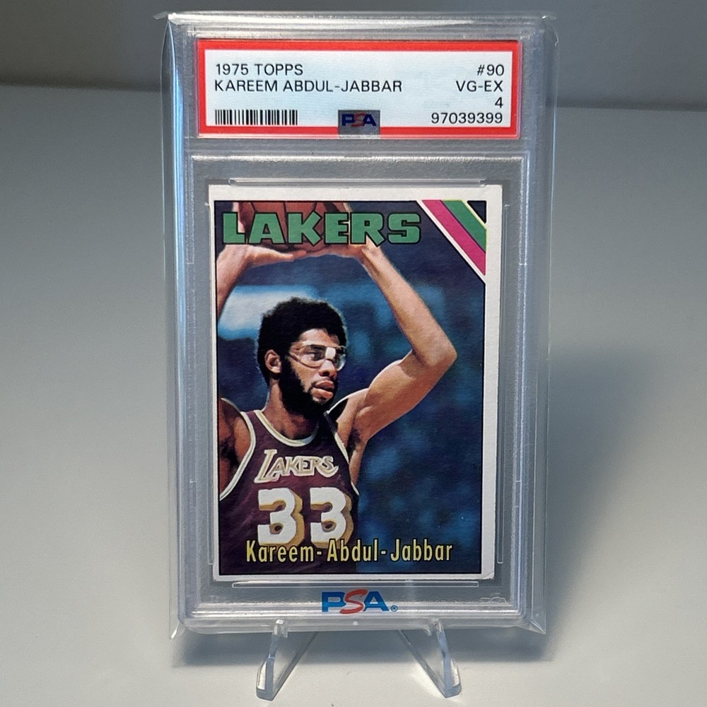 1975-76 Topps Kareem Abdul-Jabbar #90 PSA 4 Los Angeles Lakers