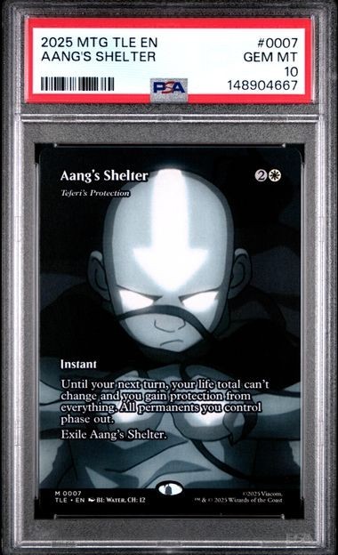 PSA 10 Magic: The Gathering Aang's Shelter Avatar PSA 10