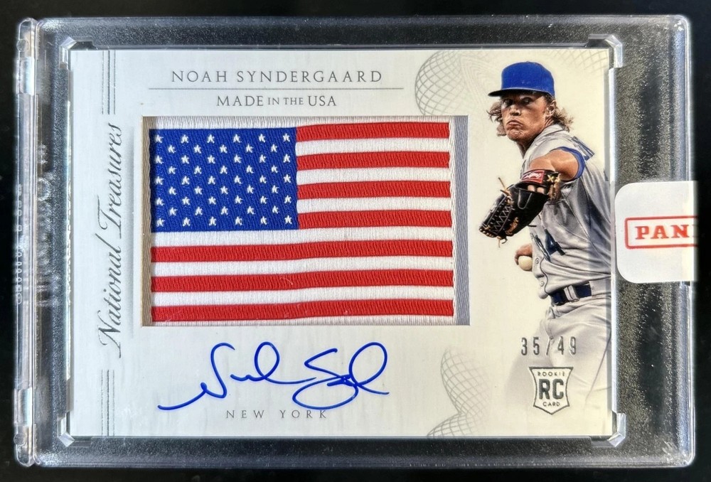 2015 Panini National Treasures Noah Syndergaard Made In USA Rookie Auto #35/49
