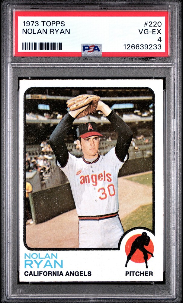 1973 TOPPS #220 NOLAN RYAN PSA 4