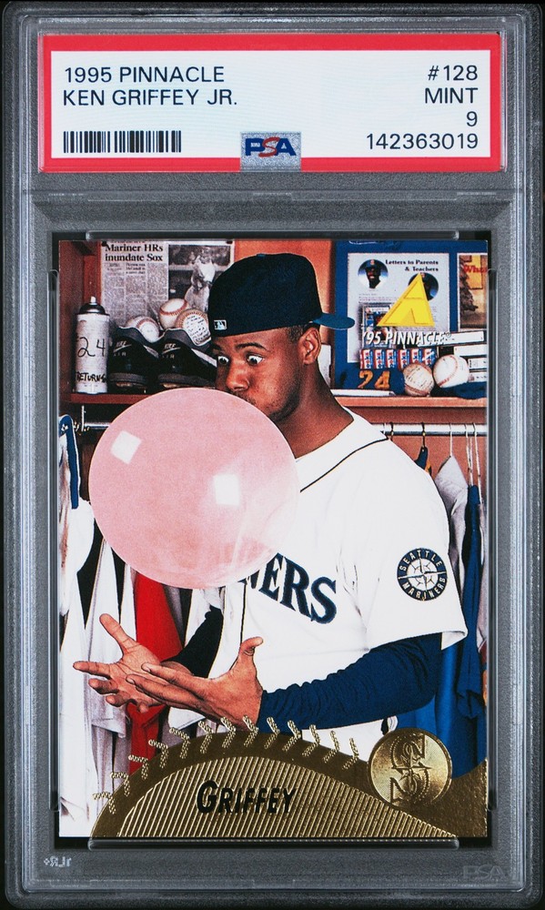 1995 PINNACLE #128 KEN GRIFFEY JR. PSA 9