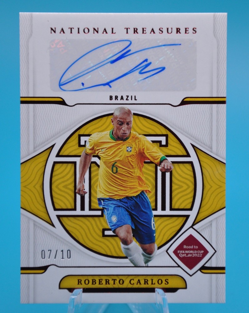 2022 National Treasures Roberto Carlos Signaturas Ruby Auto /10 Brazil SP