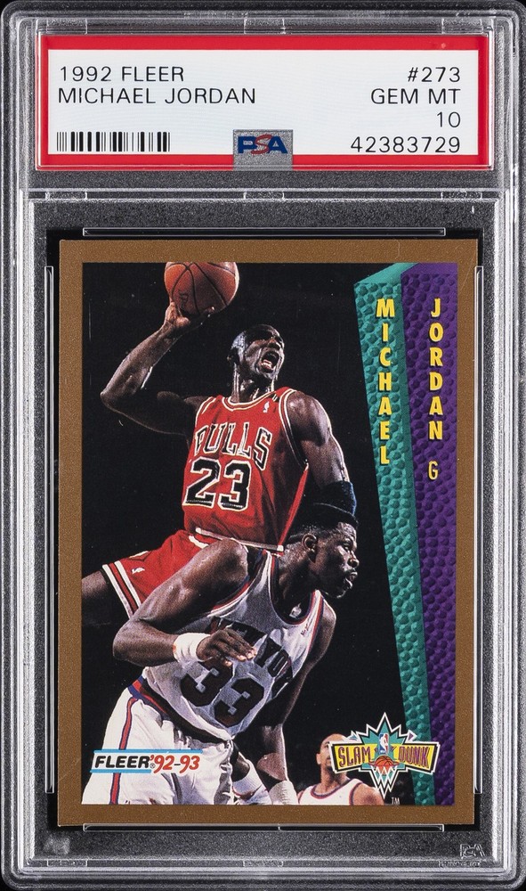 1992 FLEER #273 MICHAEL JORDAN PSA 10