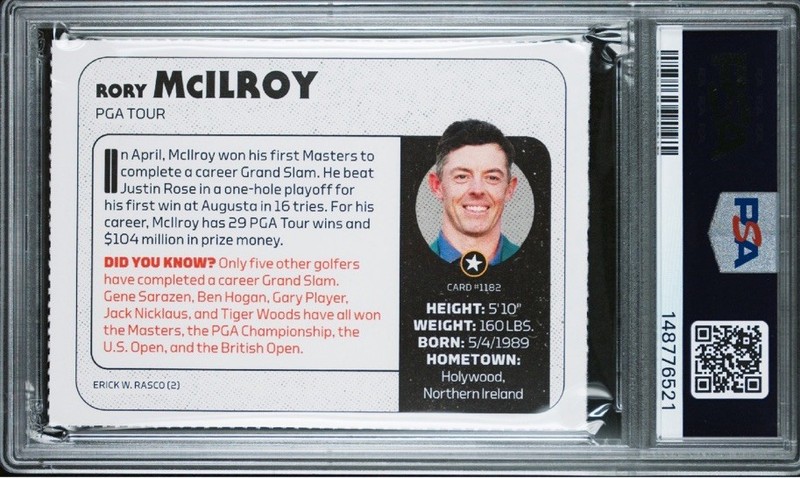Rory Mcllroy Rare 2025 Sports Illustrated Kids SI Masters Pic Grand Slam PSA 9 view 2