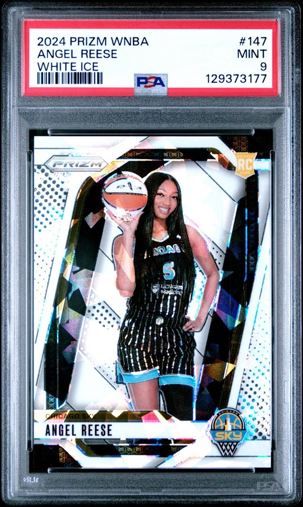 PSA 9 2024 Prizm WNBA Angel Reese #147 White Ice /35 Rookie