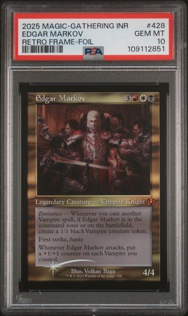 PSA 10 MTG Edgar Markov Retro FOIL - PSA 10