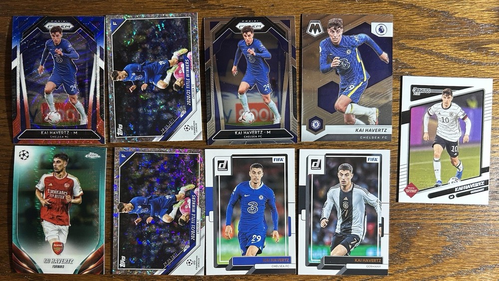 x10 Lot Kai Havertz Arsenal Chelsea Germany Topps Sparkle Chrome Prizm