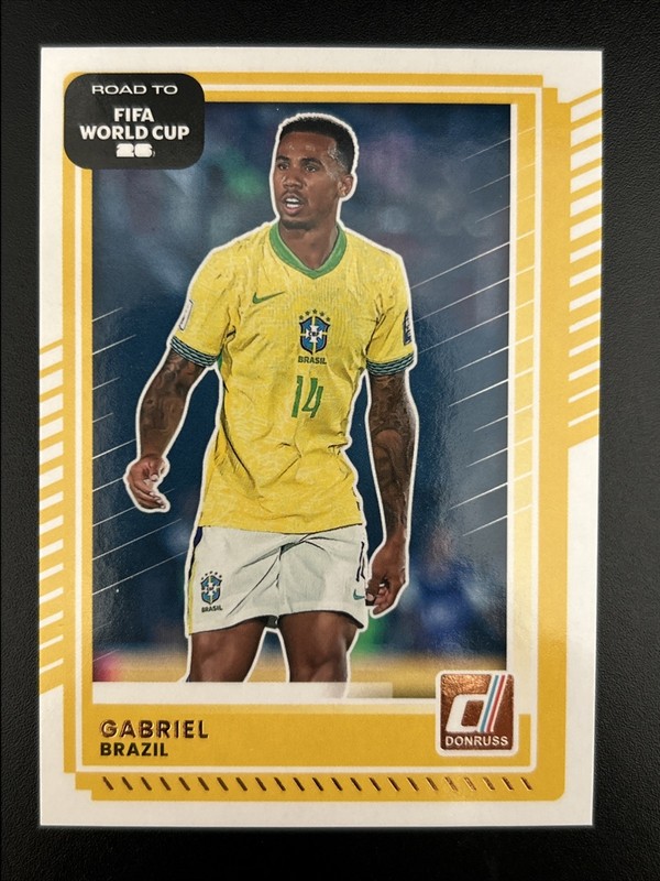 x8 Lot Gabriel Arsenal Brazil Rookie RC Prizm Topps Chrome Merlin view 2