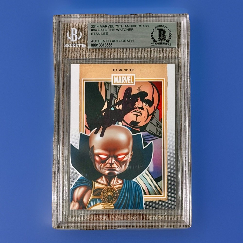 Stan Lee Autograph Marvel 75th Anniversary Uatu The Watcher Auto BGS Signed Card
