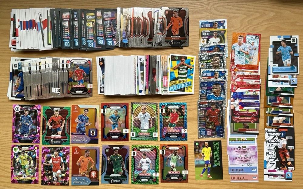 300 Lot Soccer Prizm Silver World Cup Topps Chrome Refractor Rookie Rc Inserts