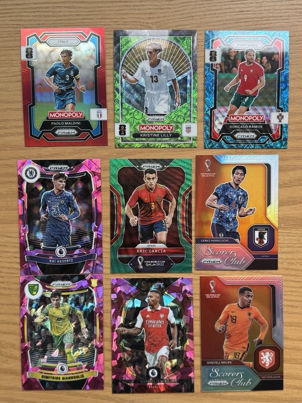 300 Lot Soccer Prizm Silver World Cup Topps Chrome Refractor Rookie Rc Inserts view 2